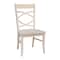 International Concepts Set of 2 Milano Chairs with Wood Seats, Unfinished C-316P - alternate 5